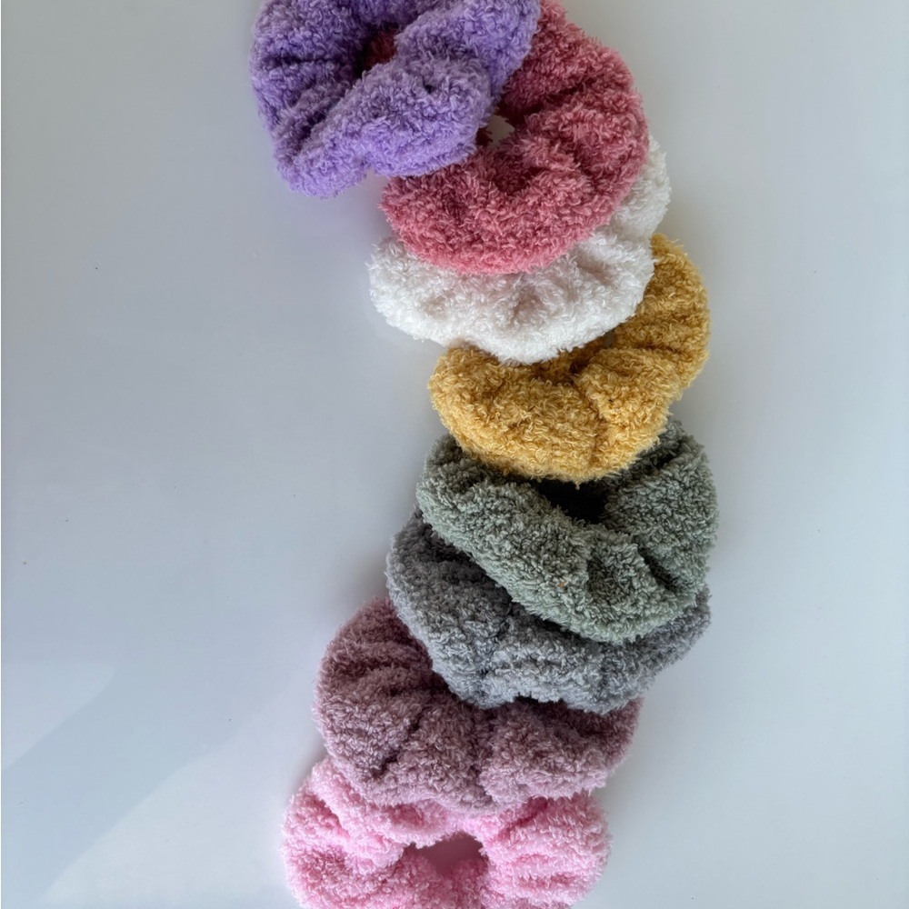 Assorted Fluffy Scrunchies
